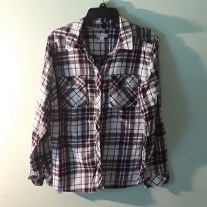 FINAL PRICE! Croft and Barrow plaid shirt